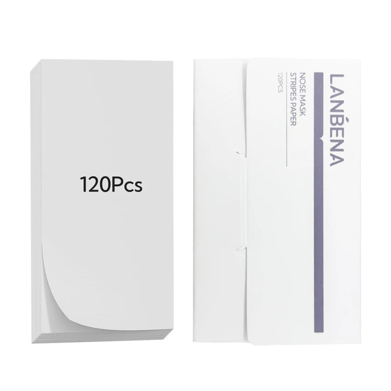 LANBENA Blackhead Remover Peel Off Mask Aloe Vera Extract Oil Control Nose Mask with 180pcs Cleanses for Deep Clean Hydrating