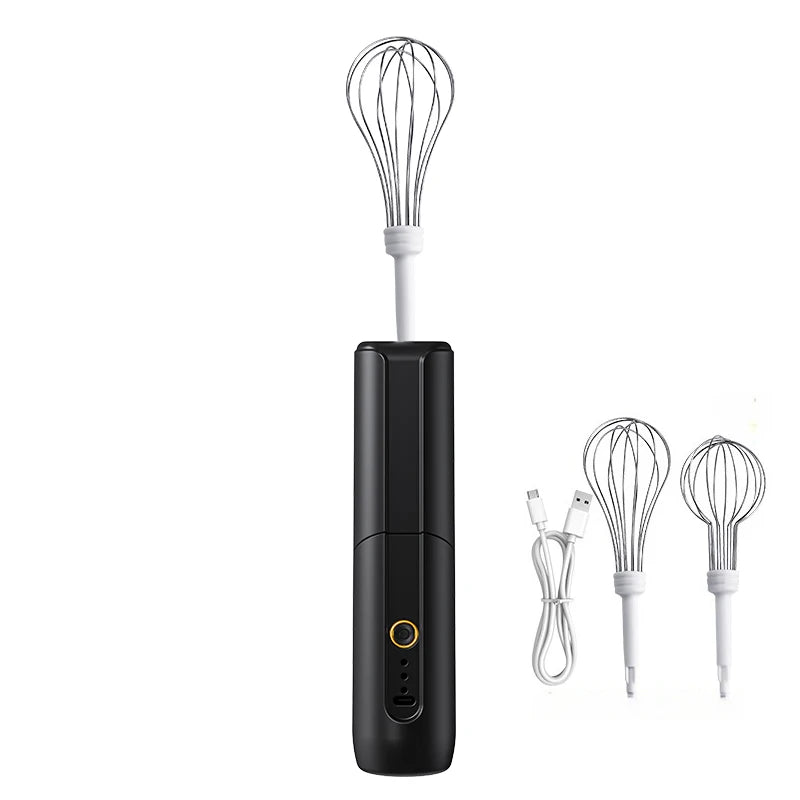 Folding Portable Electric Food Mixer USB Recharging Electric Handheld Mixer Egg Beater Household Kitchen Gadgets