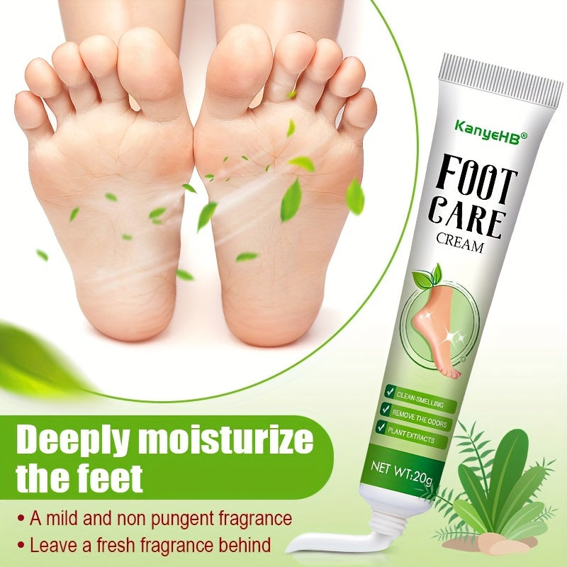 1pc Foot Deodorant Cream - Intense Odor Eliminator with Deep-Cleansing Formula, Long-Lasting Sweat Protection, Keeps Feet Fresh All Day