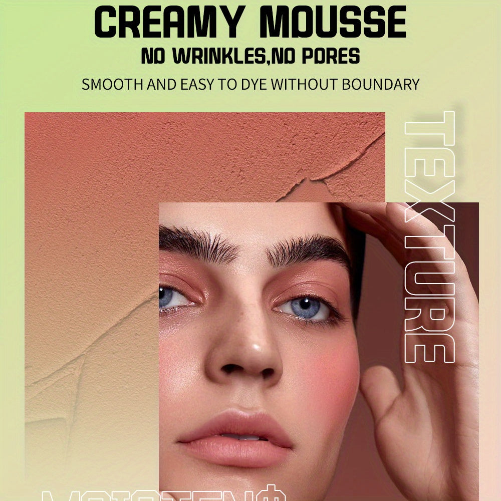 15g Multi-Tasking Rouge Blush Cream Stick - Natural Matte Finish, Expanding Color, Highlighting, Contouring, Solid Blush for Face and Lips - Long-Lasting, Easy to Apply, Buildable Coverage, Cruelty-Free, Travel-Friendly