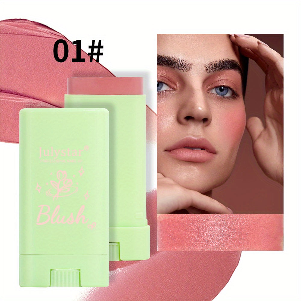 15g Multi-Tasking Rouge Blush Cream Stick - Natural Matte Finish, Expanding Color, Highlighting, Contouring, Solid Blush for Face and Lips - Long-Lasting, Easy to Apply, Buildable Coverage, Cruelty-Free, Travel-Friendly