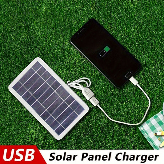 AFGVK Solar Portable Charger: Ideal for Outdoor Travel and Camping - USB Charging, Mobile Power, Flashlight, Fan - Suitable for 36V and Below Devices