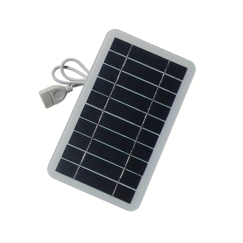 AFGVK Solar Portable Charger: Ideal for Outdoor Travel and Camping - USB Charging, Mobile Power, Flashlight, Fan - Suitable for 36V and Below Devices