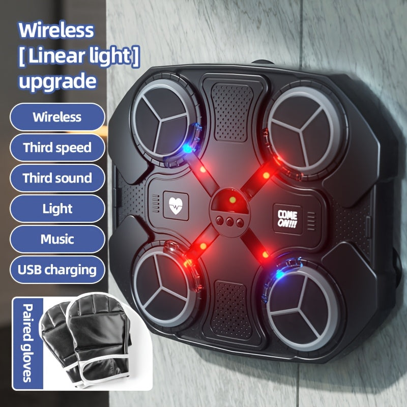 Smart Adult Music Boxing Machine Wall Target Punching Bag Fitness Training Equipment Electronic Reaction Target, Best for Christmas, Perfect for Thanksgiving, Boxing Equipment, Music Boxing Machine, Punching/boxing Bag