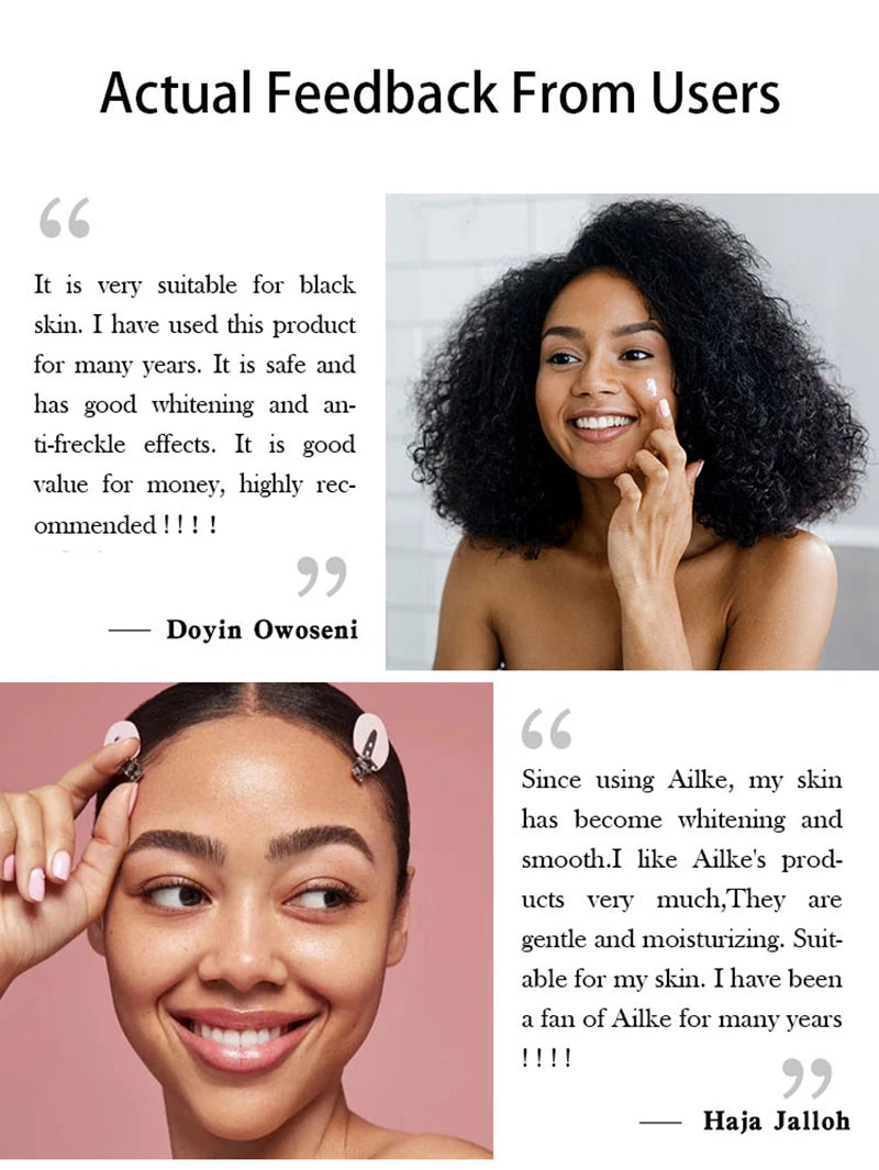 AILKE Lightening Facial Cream, Remove Dark Spots, Stains, Wrinkles, Anti- Aging, Improve Dull Skin, For All Skin Type Face Cream