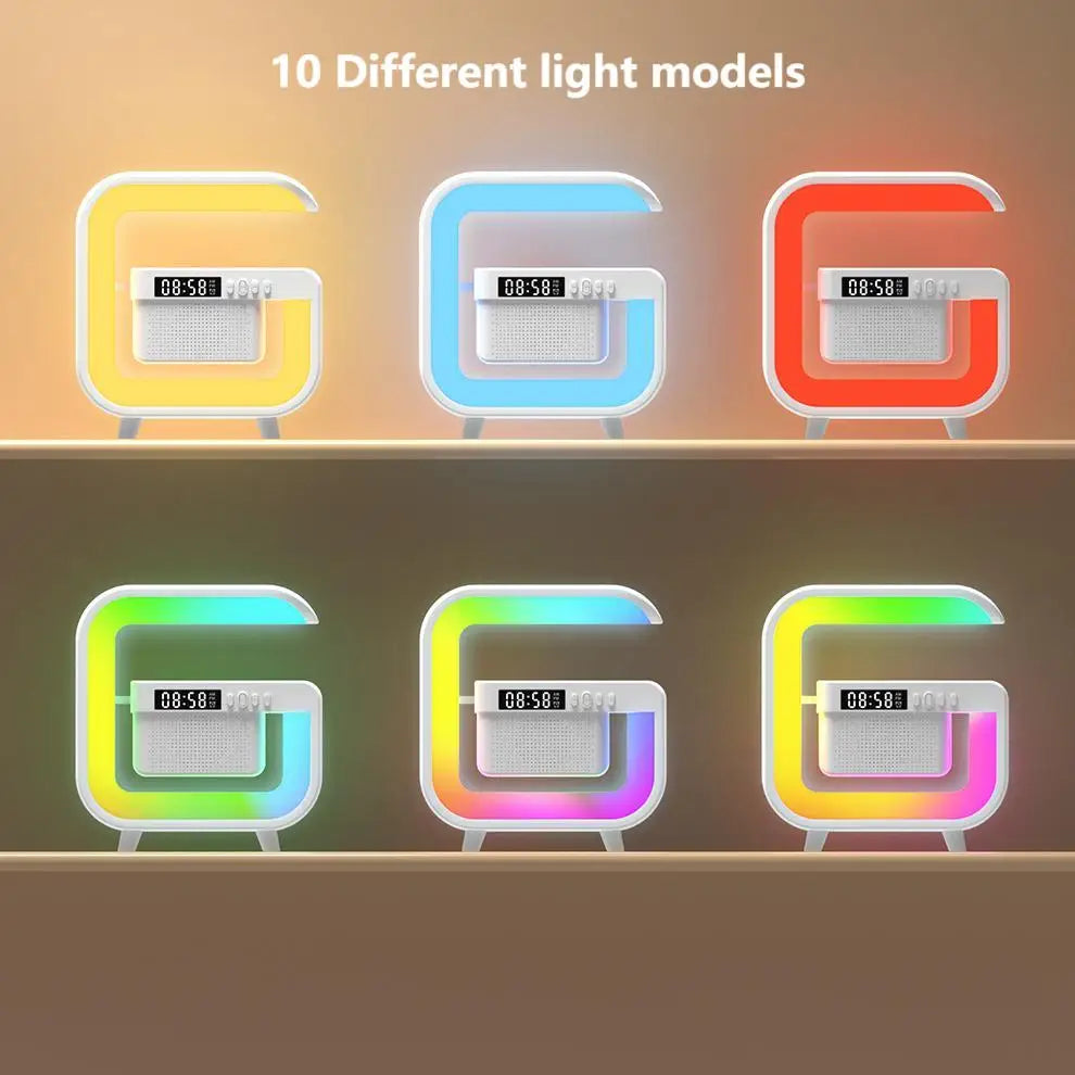 Hot Selling G3 Mini Wireless Speaker Multi Function Led Light Speaker Wireless Charging Desktop Indoor Music Player