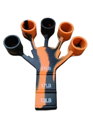 Hot Selling Adjustable Resistance Hand Grip Strengthener 5-Pieces Set Wrist Finger Forearm Power Exerciser Hand Grips Enhancer