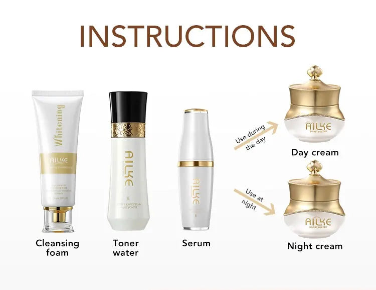 AILKE Lightening Facial Cream, Remove Dark Spots, Stains, Wrinkles, Anti- Aging, Improve Dull Skin, For All Skin Type Face Cream