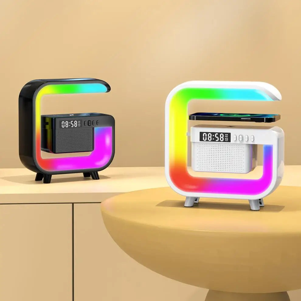 Hot Selling G3 Mini Wireless Speaker Multi Function Led Light Speaker Wireless Charging Desktop Indoor Music Player