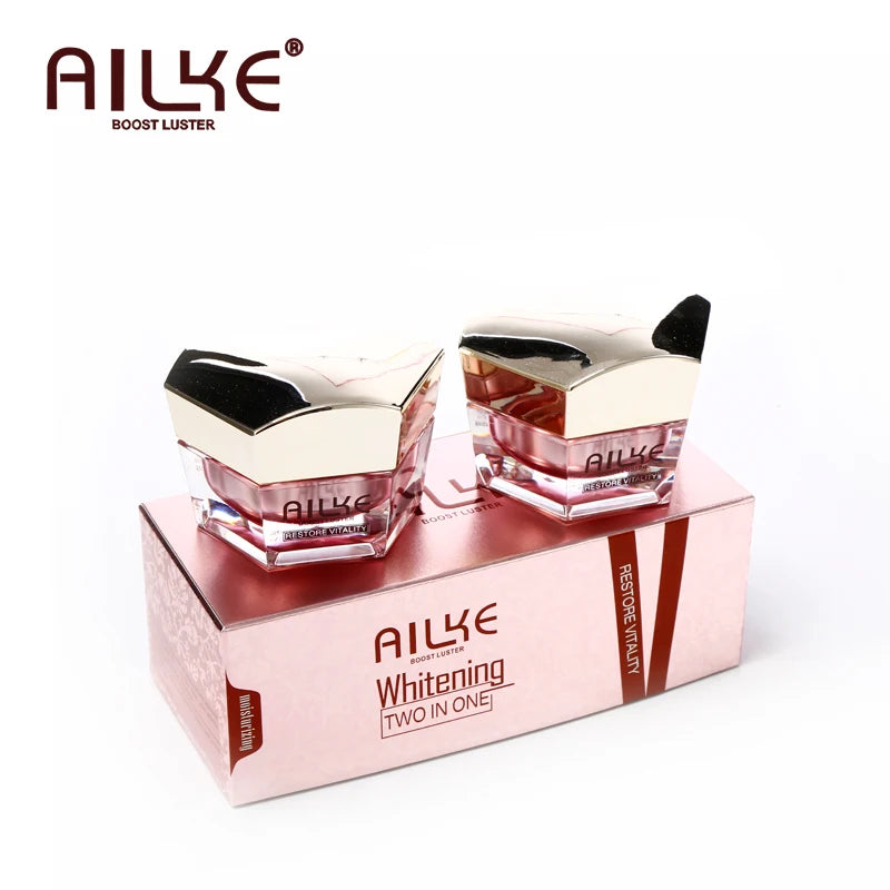 AILKE Whitening Face Cream, Reduce Wrinkles, Spots, Freckles, Lightening Skin With Collagen, Hyaluronic Acid, for Women, Men