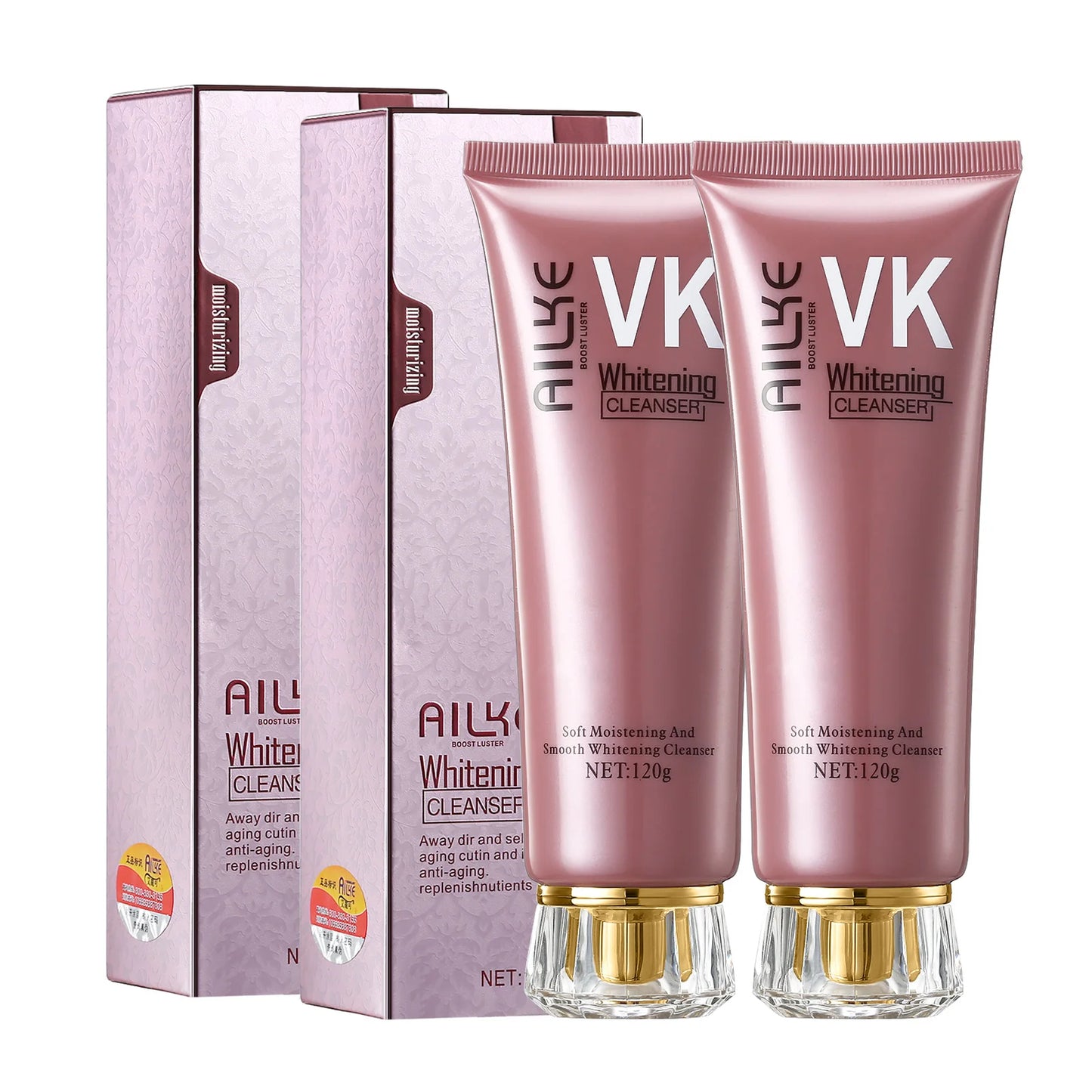 AILKE Whitening Face Cream, Reduce Wrinkles, Spots, Freckles, Lightening Skin With Collagen, Hyaluronic Acid, for Women, Men