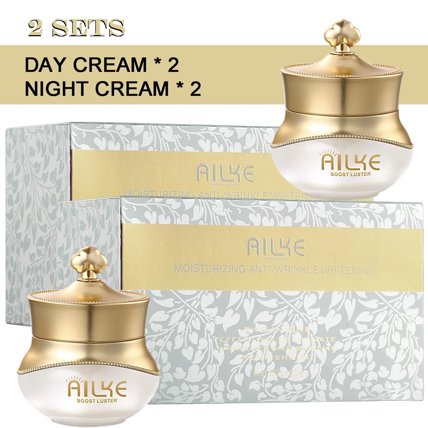 AILKE Lightening Facial Cream, Remove Dark Spots, Stains, Wrinkles, Anti- Aging, Improve Dull Skin, For All Skin Type Face Cream