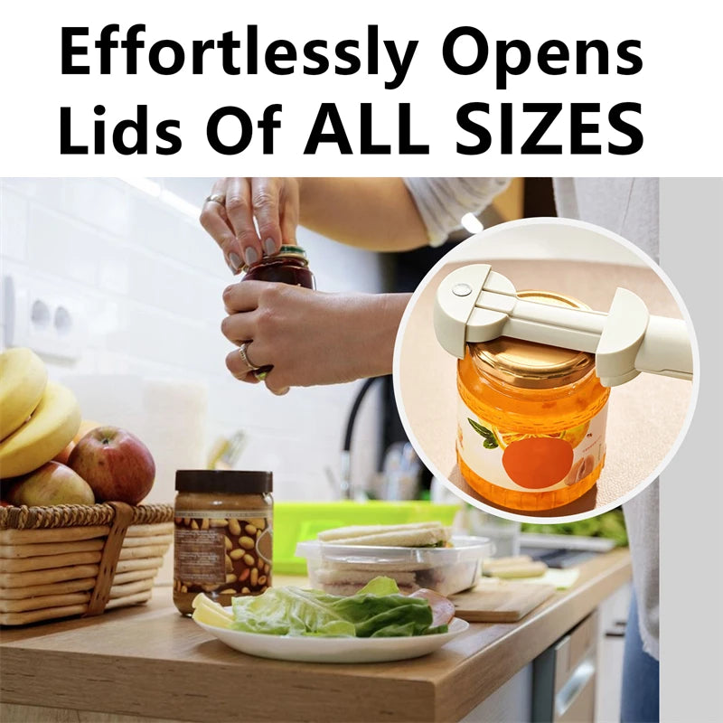 Multi-Function Bottle Opener Retractable Stainless Steel Labor-Saving Kitchen Tools Glass Jars Beer Cap Opener Magnetic Suction