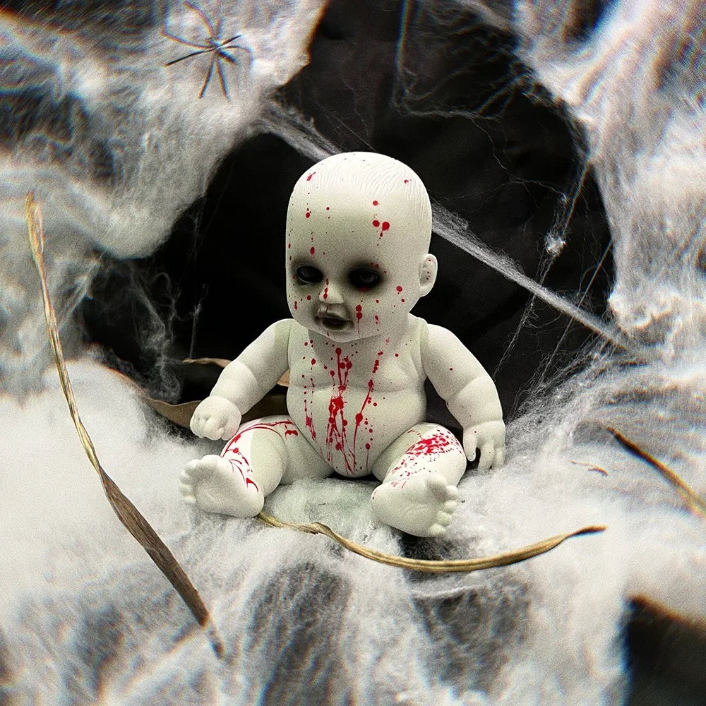 Horror Ghost Baby Hanging Doll Halloween Bar Ghost Courtyard Horror Doll Prop Ghost Festival Happy Halloween Day 2024 Decoration