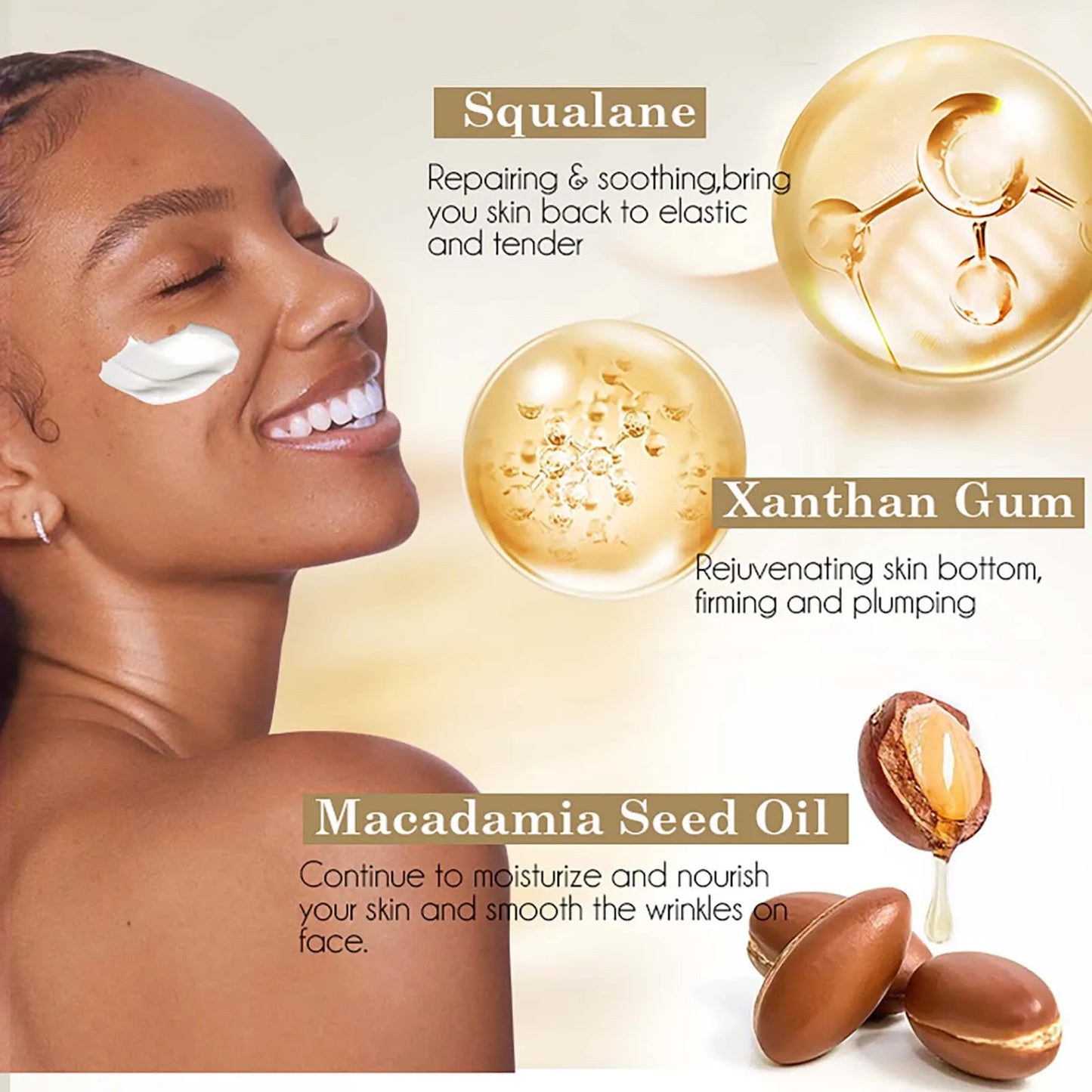 AILKE Lightening Facial Cream, Remove Dark Spots, Stains, Wrinkles, Anti- Aging, Improve Dull Skin, For All Skin Type Face Cream