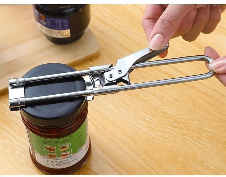 Multi-Function Bottle Opener Retractable Stainless Steel Labor-Saving Kitchen Tools Glass Jars Beer Cap Opener Magnetic Suction