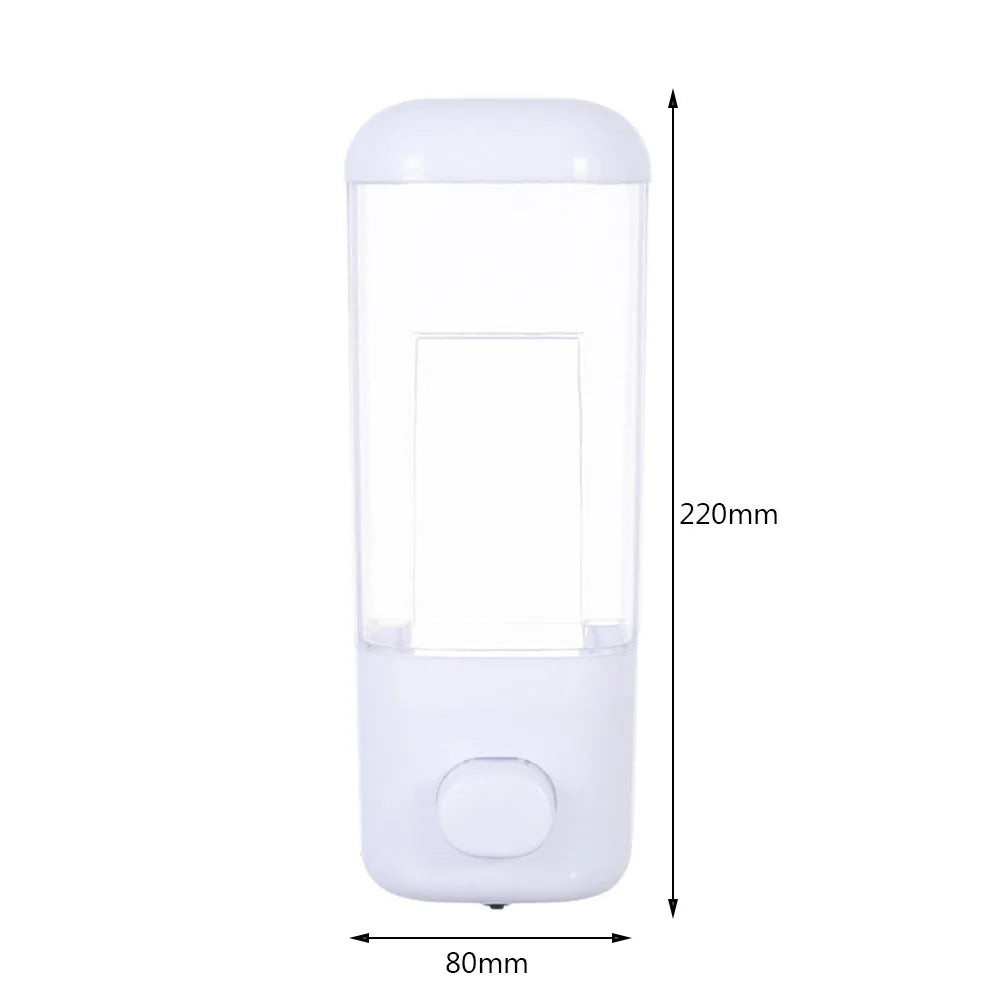 500/1000ML Wall Mount Hand Soap Shampoo Dispenser Non-Perforating Soap Dispenser Containers for Home Hotel Bathroom Washroom