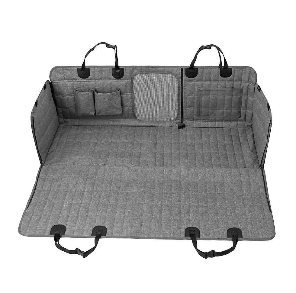 137x125cm Car Dog Seat Cover Waterproof Pet Hammock For Dogs Dog Kick Mat Trunk Cover Mats Dog Car Rear Back Protector