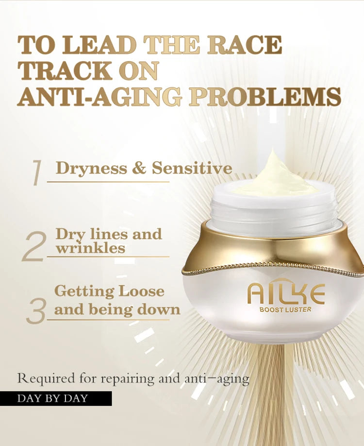 AILKE Lightening Facial Cream, Remove Dark Spots, Stains, Wrinkles, Anti- Aging, Improve Dull Skin, For All Skin Type Face Cream
