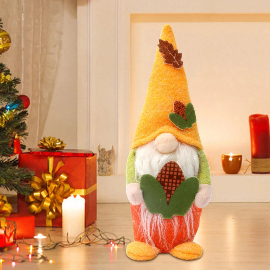 1 pc, Thanksgiving Christmas Gnome Home Decoration, Fall Harvest Gnome Plush Table Decoration Fall Holiday Kitchen Thanksgiving