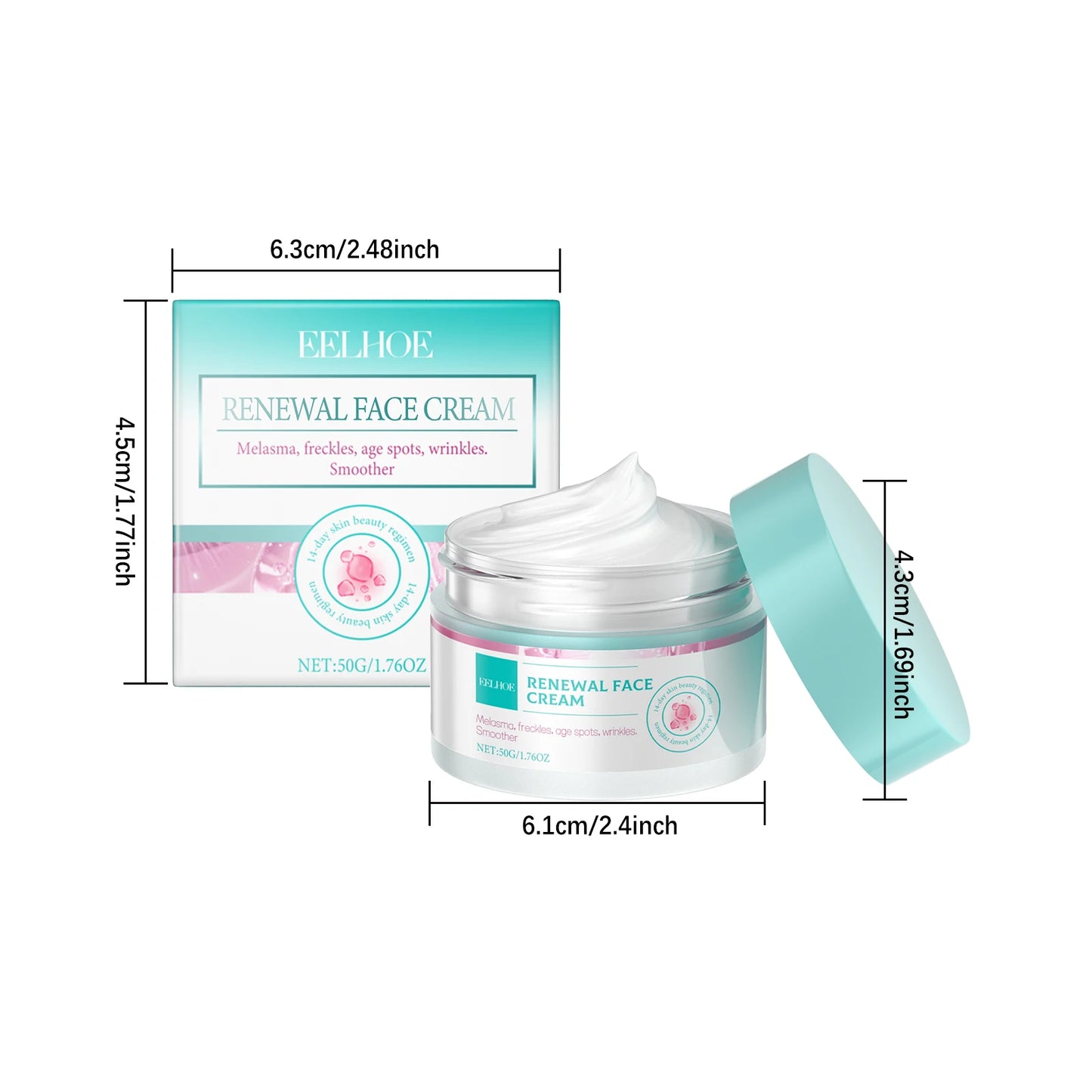 Collagen Firming Facial Cream Renewal Deep Nourish Reduce Dark Spots Freckles Brightening Smooth Skin Lifting Firming Cream