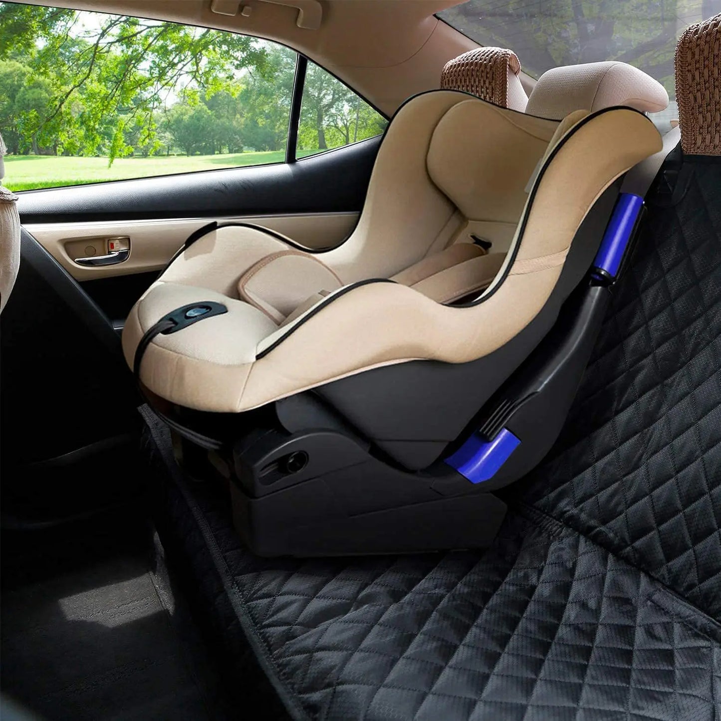 137x125cm Car Dog Seat Cover Waterproof Pet Hammock For Dogs Dog Kick Mat Trunk Cover Mats Dog Car Rear Back Protector