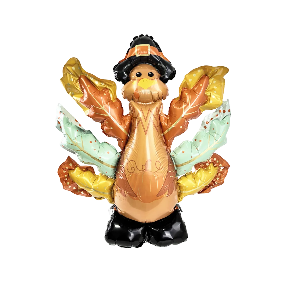 Thanksgiving Theme Party Decorations Maple Leaf Nut Squirrel Balloons Jungle Animals Party Decor Supplies Kids Gifts