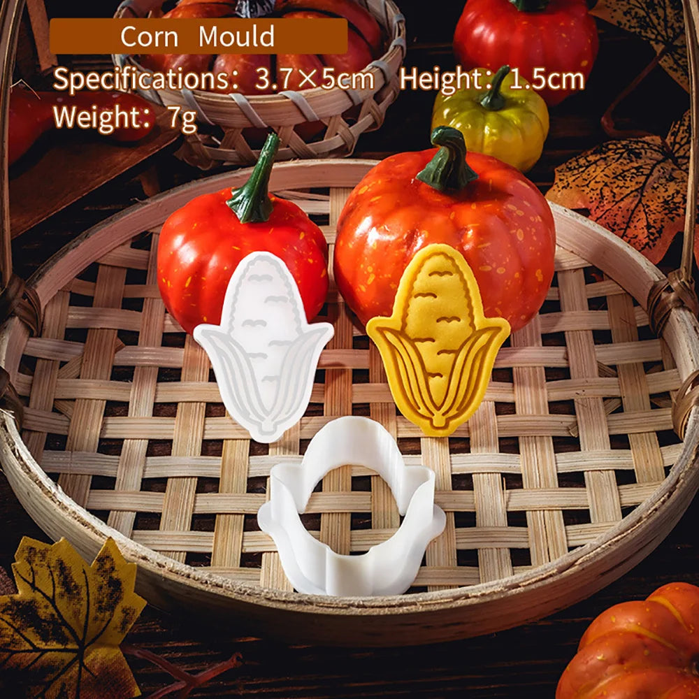 Thanksgiving Theme Cookie Molds Fondant Cutter Pastry Decoration Mold Kitchen DIY Baking Supplies