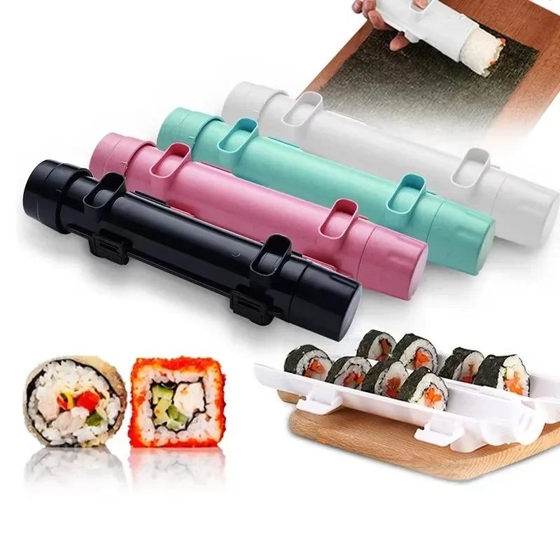 1PC Home DIY Roller Rice Mold Cylindrical Barrel Sushi Maker Sushi Maker Kitchen Tools