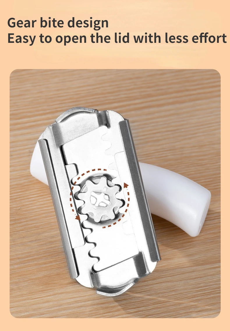 Multi-Function Bottle Opener Retractable Stainless Steel Labor-Saving Kitchen Tools Glass Jars Beer Cap Opener Magnetic Suction