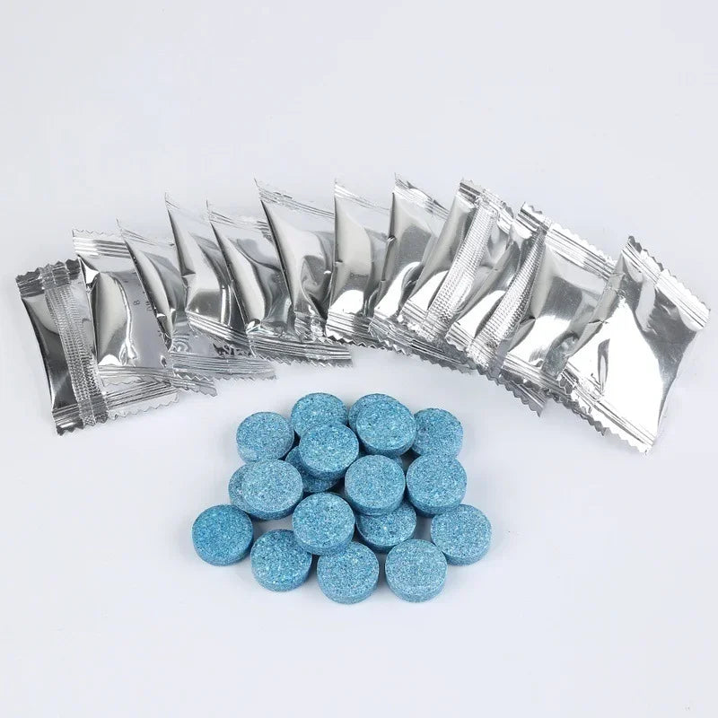 10 Pcs Glass Washer Solid Cleaner Tablet Car Solid Wiper Window Cleaning Windshield Glass Washer Effervescent Tablets