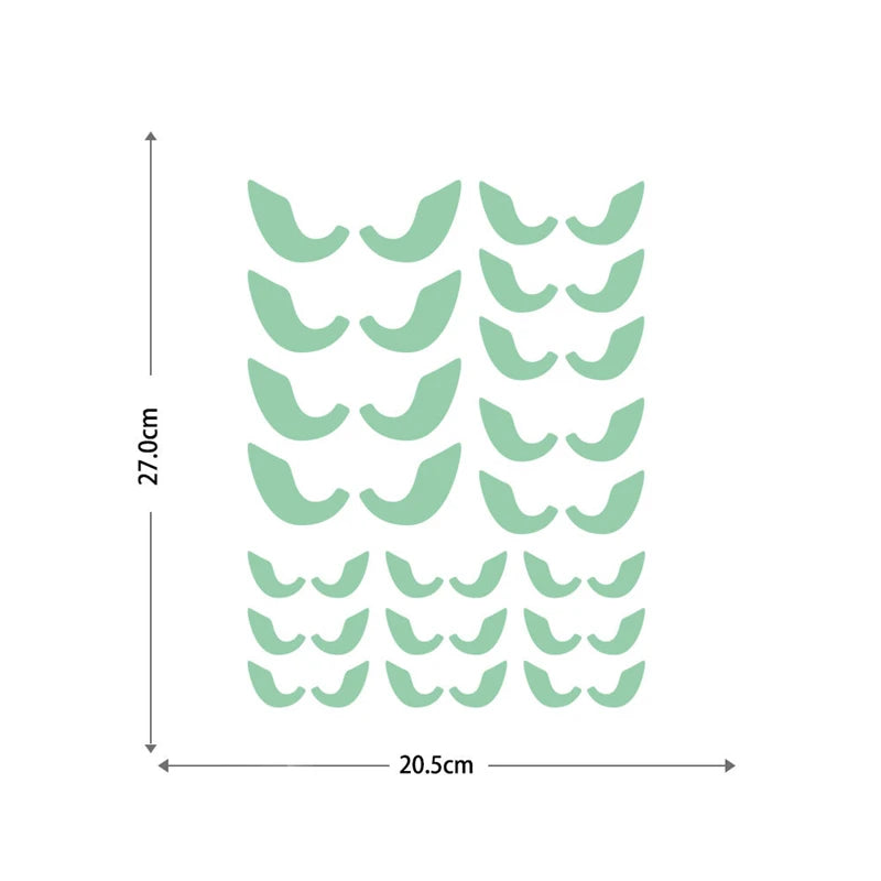 36/pcs  Halloween Luminous Wall Decals Glowing in The Dark Eyes Window Sticker for Halloween Decoration for Home Party Supplies