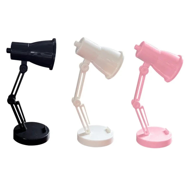 LED Mini Desk Lamp Foldable Magnetic Night Light Bedroom Study Reading Book Lamps With Clip Eye Protection Bedside Lights