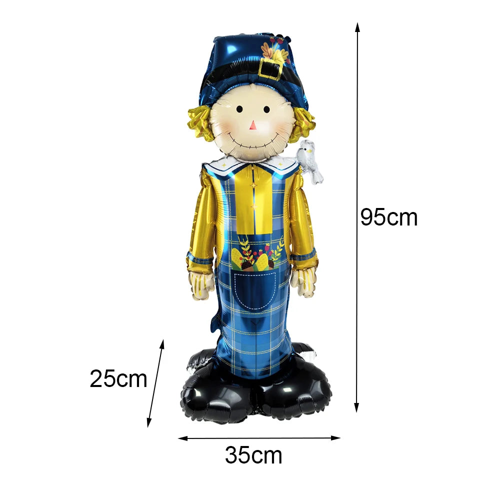 Thanksgiving Theme Party Decorations Maple Leaf Nut Squirrel Balloons Jungle Animals Party Decor Supplies Kids Gifts