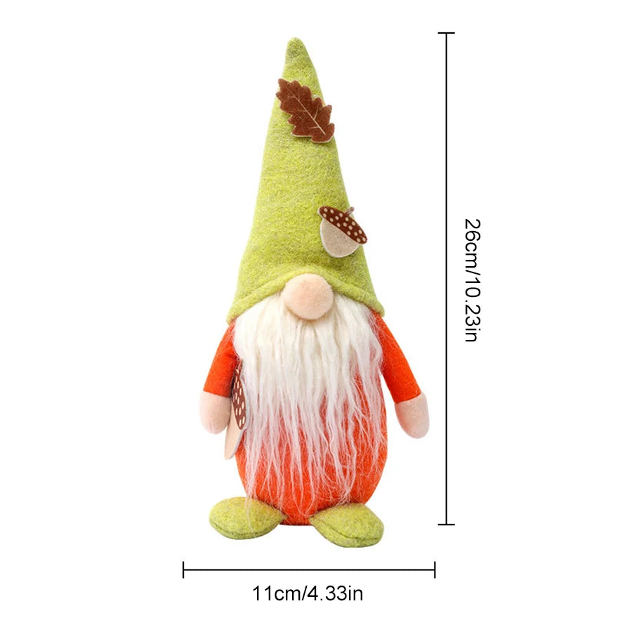 1 pc, Thanksgiving Christmas Gnome Home Decoration, Fall Harvest Gnome Plush Table Decoration Fall Holiday Kitchen Thanksgiving