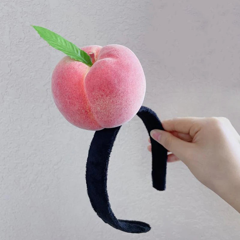 Funny Simulated Fruit Vegetable Hair Hoop Bread Carrot Banana Hairband Pepper Headband Birthday Cosplay Halloween Headwear