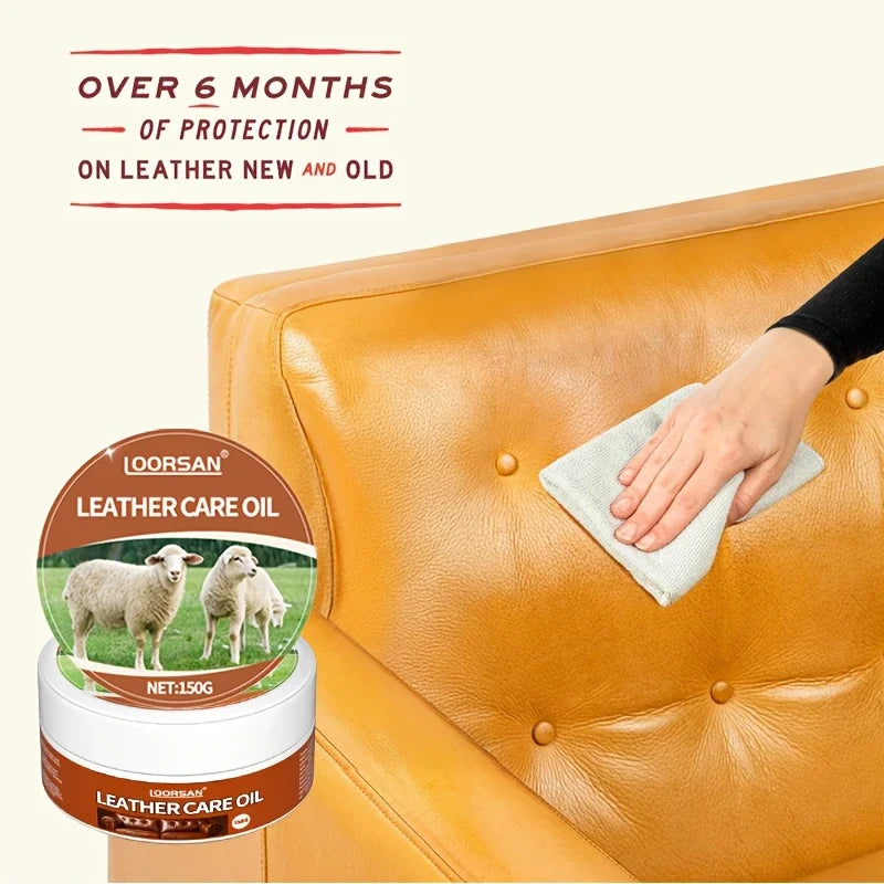 Multi-functional Faux Leather Care Kit-Faux Leather Seat Conditioner and Protector,Interior Polish and Restoration Paste for Car