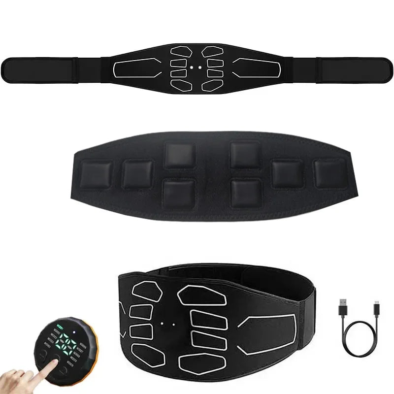 120cm Abdominal Massager Waist Belt Fitness Equipment Muscle Toner Abdominal Muscle Training