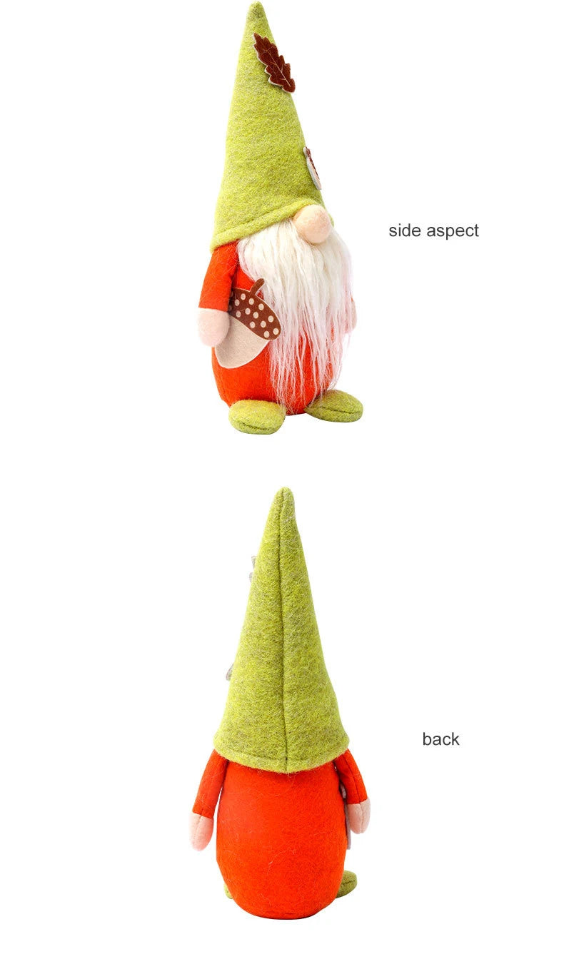 1 pc, Thanksgiving Christmas Gnome Home Decoration, Fall Harvest Gnome Plush Table Decoration Fall Holiday Kitchen Thanksgiving