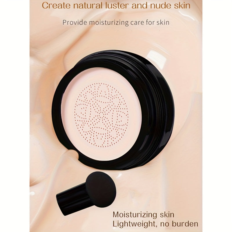 Snail Collagen Mushroom Head Air Cushion CC Cream BB Cream, Face Concealer Air Cushion Cream Brightening Moisturizing Foundation Cream Waterproof And Long-lasting Face Makeup