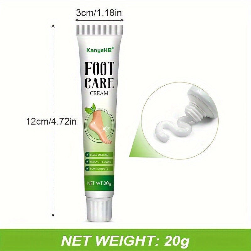 1pc Foot Deodorant Cream - Intense Odor Eliminator with Deep-Cleansing Formula, Long-Lasting Sweat Protection, Keeps Feet Fresh All Day