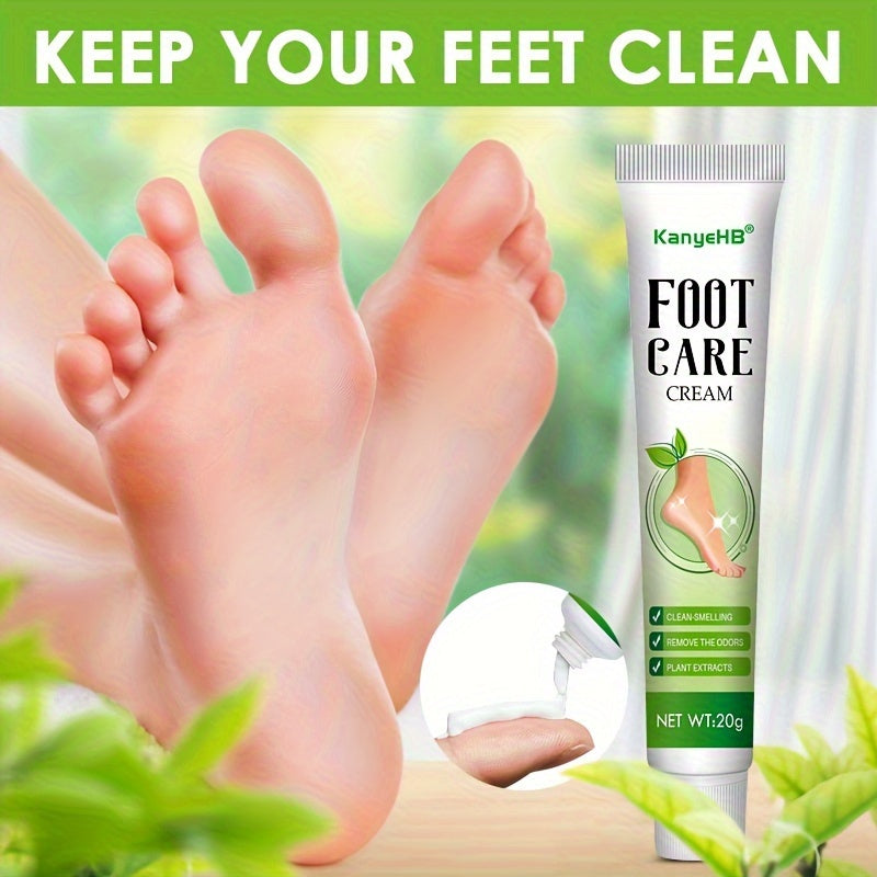 1pc Foot Deodorant Cream - Intense Odor Eliminator with Deep-Cleansing Formula, Long-Lasting Sweat Protection, Keeps Feet Fresh All Day