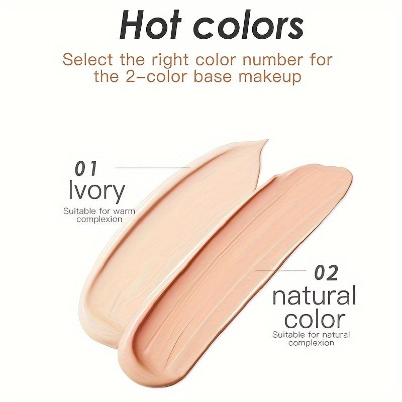 Snail Collagen Mushroom Head Air Cushion CC Cream BB Cream, Face Concealer Air Cushion Cream Brightening Moisturizing Foundation Cream Waterproof And Long-lasting Face Makeup