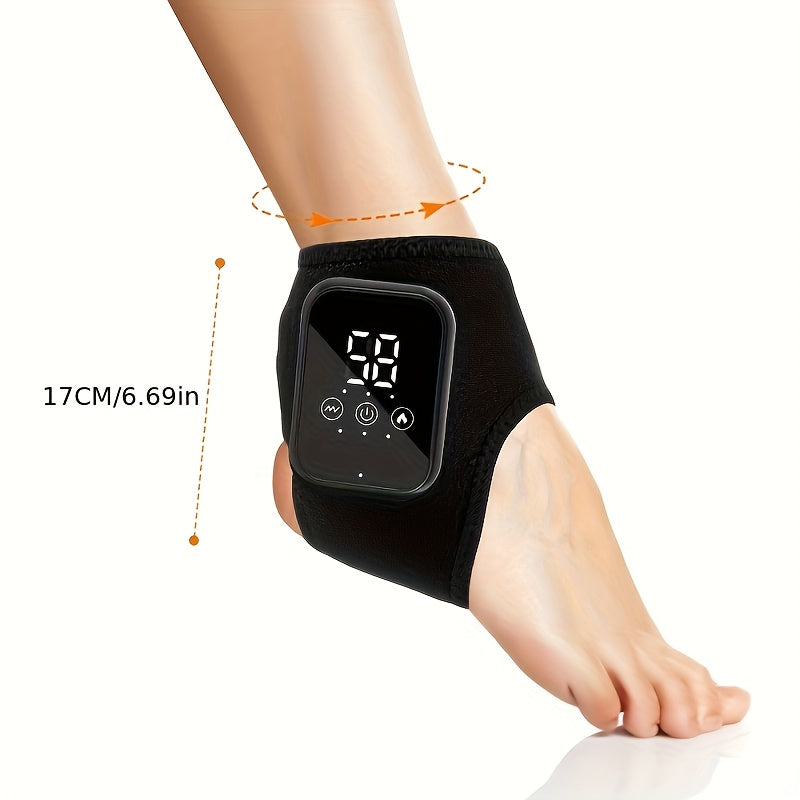 Electric Heated Foot And Joint Massager with Warming And Hot Compress Features, Adjustable in Three Temperature Settings, Providing Comfortable Vibrations for Home Use, Especially for The Knees.