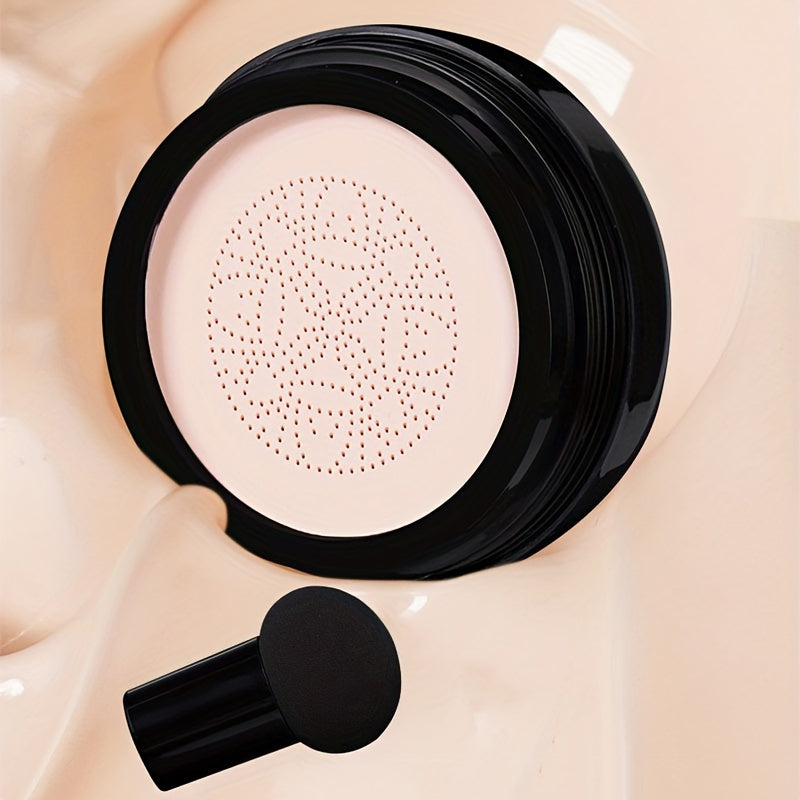 Snail Collagen Mushroom Head Air Cushion CC Cream BB Cream, Face Concealer Air Cushion Cream Brightening Moisturizing Foundation Cream Waterproof And Long-lasting Face Makeup