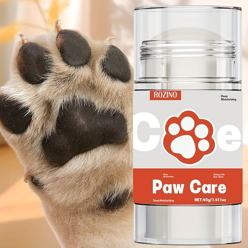 ROZINO Paw Care Moisturizing Cream for Dogs, 40g - Natural Shea Butter, Coconut Oil & Vitamin C Formula - Deep Hydration and Protection for Pet Paws, Safe for Cats and Dogs, Uncharged