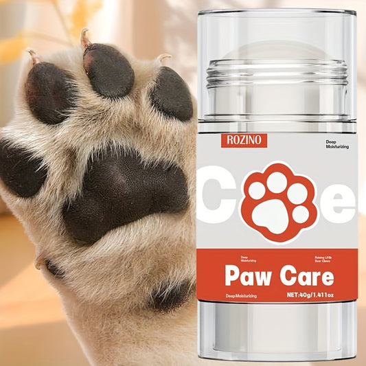 ROZINO Paw Care Moisturizing Cream for Dogs, 40g - Natural Shea Butter, Coconut Oil & Vitamin C Formula - Deep Hydration and Protection for Pet Paws, Safe for Cats and Dogs, Uncharged